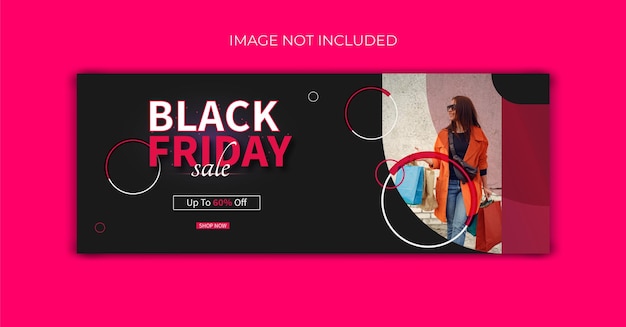 Black friday verkauf banner vorlage