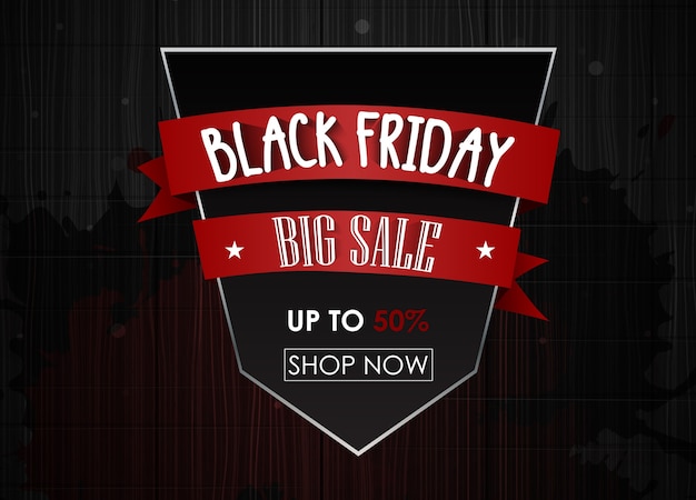 Black friday-verkaufsbanner