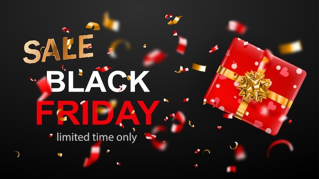 Black friday-verkaufsbanner