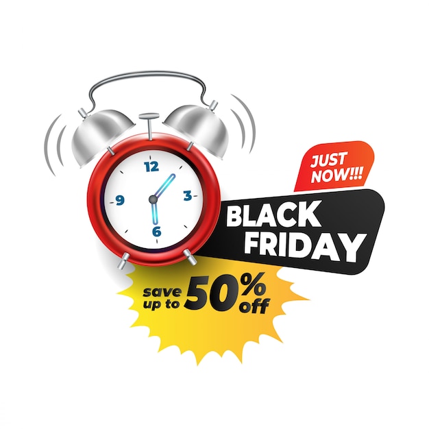 Black friday-verkaufsfahnendesign