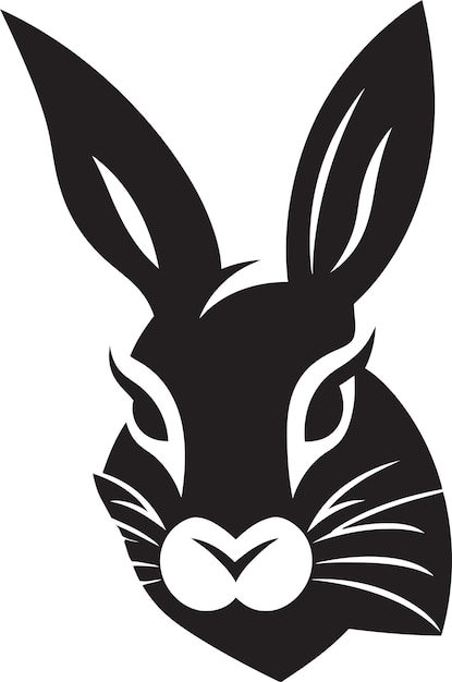 Black hare vector logo ein dynamisches und ansprechendes logo für ihr unternehmen black hare vector logo a refi