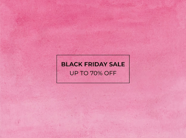 Blackfriday Sale Aquarell Hintergrund