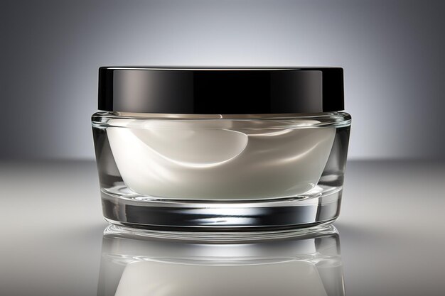Vektor blank-kosmetikverpackung make-up-creme-pott für produktdesign-mockup isoliert auf weißem hintergrund