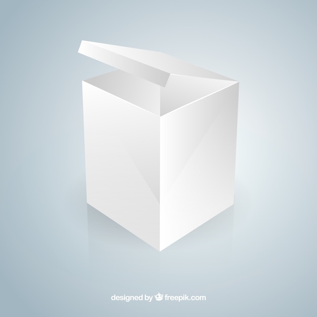 Vektor blank open box