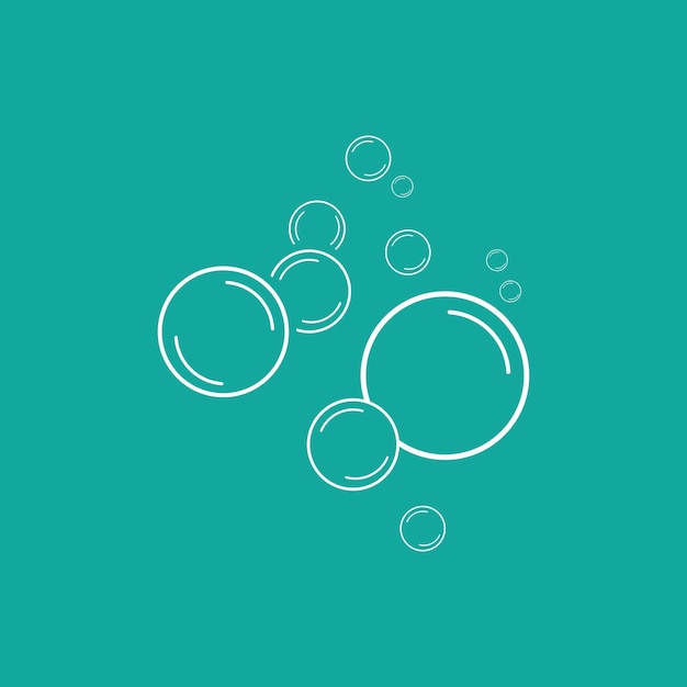 Blase symbol vektor illustration designvorlage