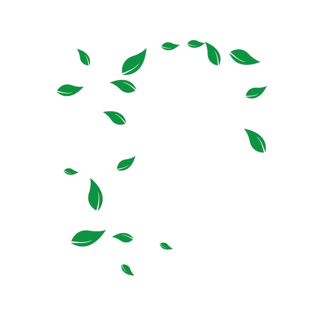 Blatt-Symbol-Logo-Vektor