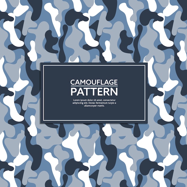 Vektor blau und grau camouflage-muster