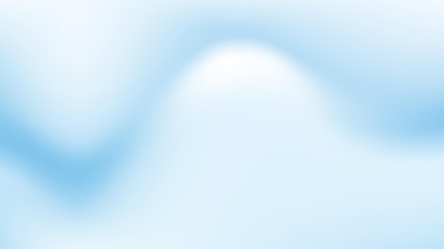 Blau-Weiß-Gradient-Mesh-Hintergrundvektor hellblauer Gradient mit Wellenform