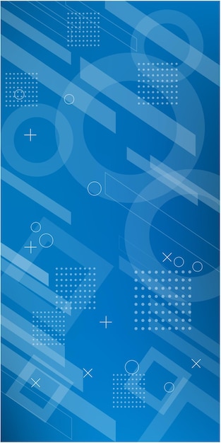 Blaue abstrakte geometrische dynamik für unternehmensfinanzierung und technologie-gradientenhintergrund