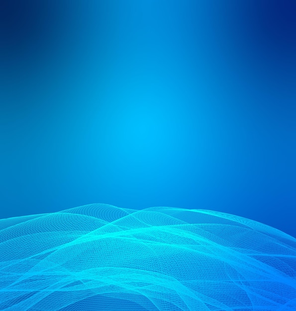Blaue abstrakte Vektor-Hintergrund-Design-Vorlage