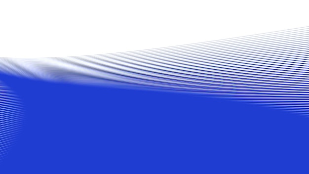 Blaue dynamische Kurvenlinie abstraktes Hintergrundvektorbild