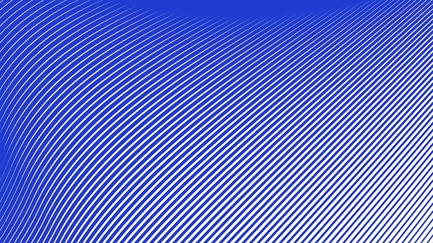 Blaue dynamische Kurvenlinie abstraktes Hintergrundvektorbild