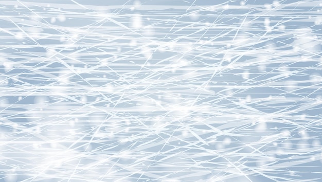 Blaue Eisstruktur. Winterspiele Rink Draufsicht. EPS10-Vektor