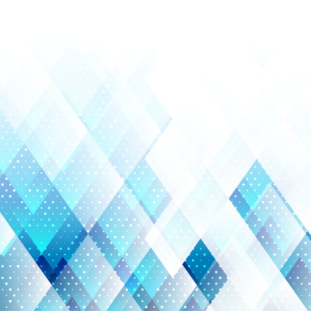 Blaue Farbe der geometrischen Elemente