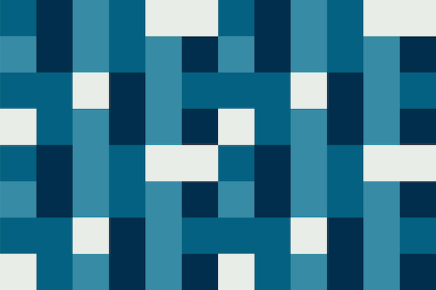 Blaue Farbe mit Quadrat und Rechteck. Stildesign für Banner, Bücher, Broschüren, Notizvorlagen