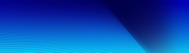 Blaue Linien in 3D-Perspektive Vektor abstrakter Hintergrund dynamischer linear minimaler Design Welle gelogen Muster in Dimension und Bewegung