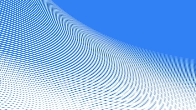 Blaue schräge gekrümmte Linien Vektorbild des Hintergrunds für Hintergrund oder Präsentation