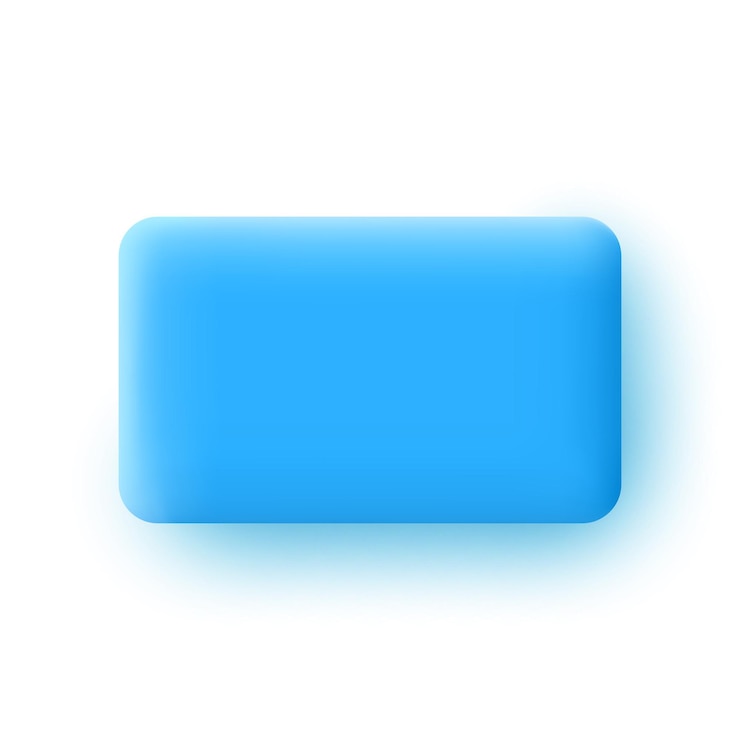 Vektor blaue tablette im 3d-cartoon-stil banner device vector illustration