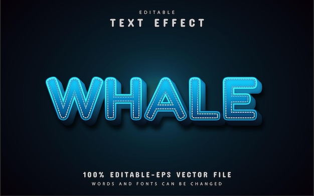 Blaue Texteffektschablone des Waltextes 3d