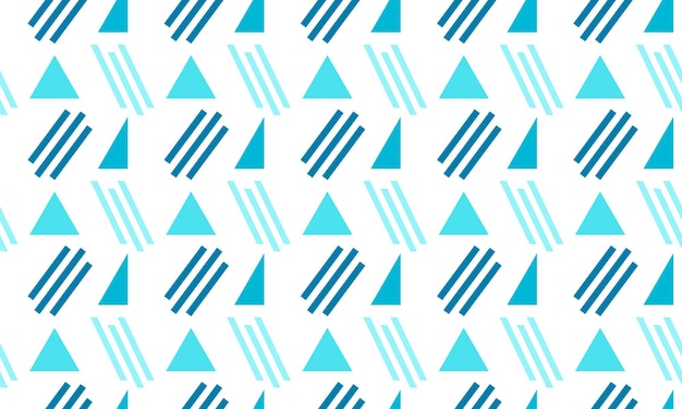 Blaue und weiße Dreiecke auf weißem Hintergrund.
