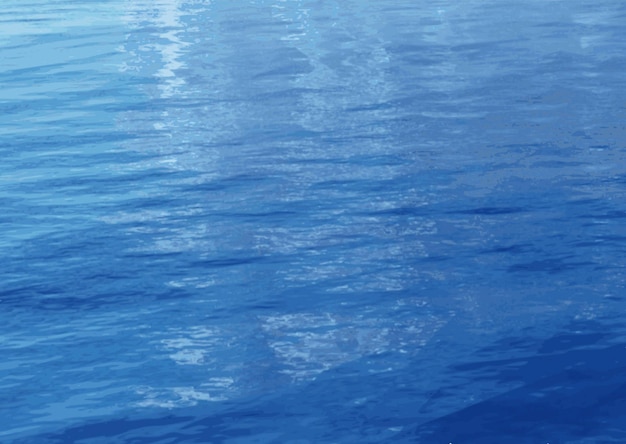 Blaue Wasseroberfläche