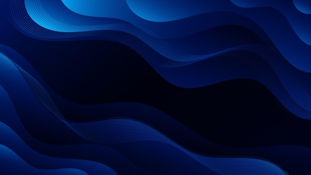 Blaue Welle Abstrakt Hintergrund