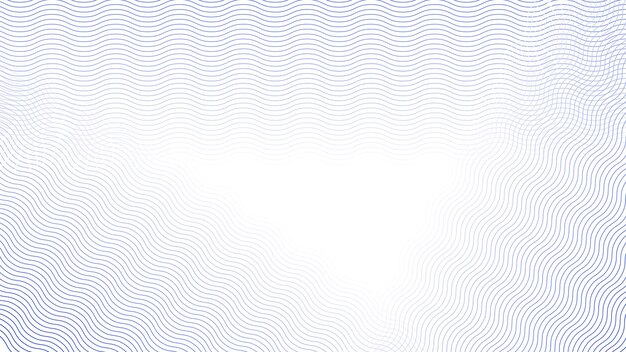 Vektor blaue wellenlinie abstraktes hintergrundvektorbild