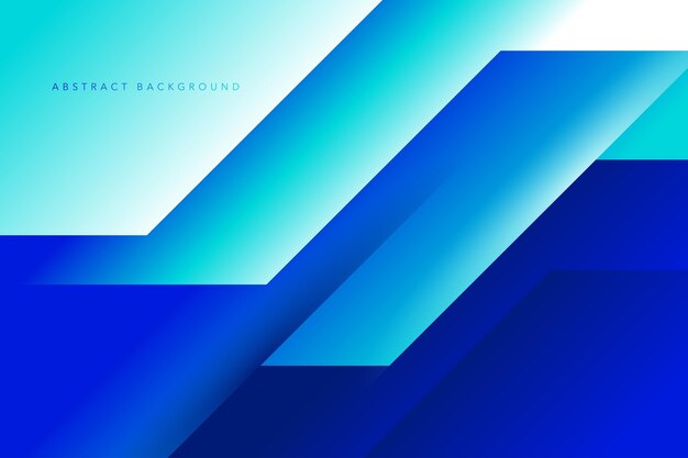 Blauer abstrakter und geometrischer 3D-Technologie-Hintergrund