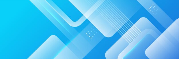 Blauer abstrakter Vektor langer Banner-Hintergrund Moderner abstrakter Gradient dunkel marineblauer Banner-Hintergrund Design für Poster-Vorlage auf dem Web-Hintergrund Broschüre Flyer Landing Page und Webinar