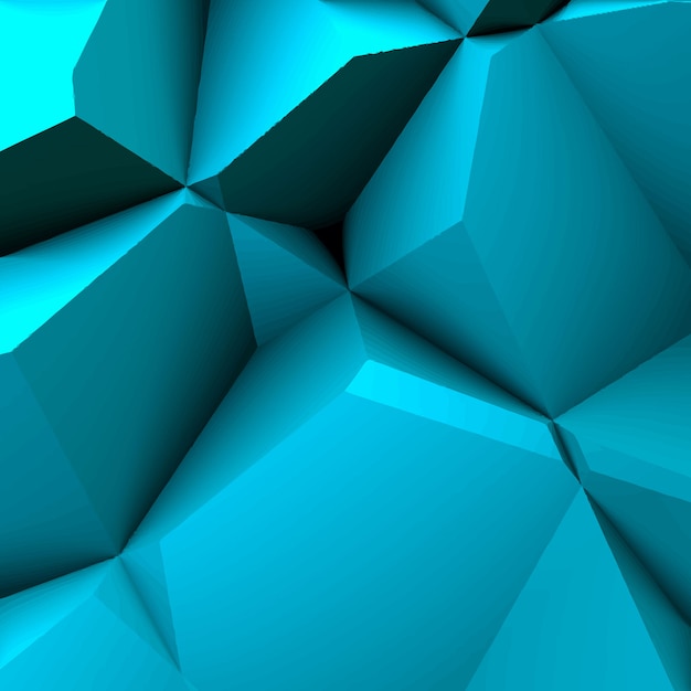 Blauer Polygon-Hintergrund