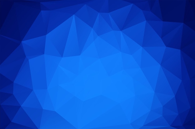 Blauer polygonaler kristallhintergrund low-poly-designmuster