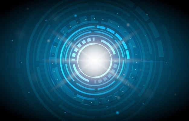 Blauer Technologie-Hintergrund