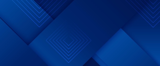 Blauer Vektor abstrakte geometrische Form moderner Hintergrund