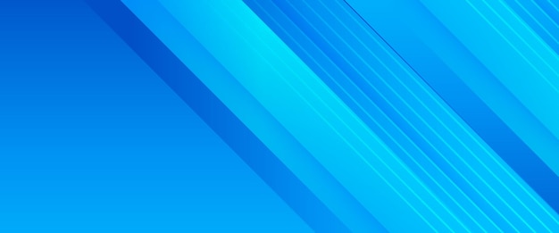 Blauer Vektorgradient abstrakter Hintergrund mit Formen-Elementen