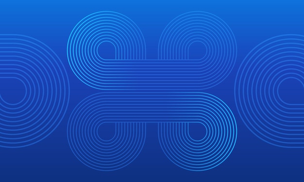 Blaues Abstrakt-Hintergrund-Design-Banner-Poster für die Präsentation