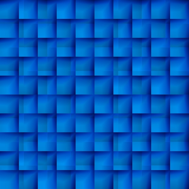 Blaues geometrisches Muster
