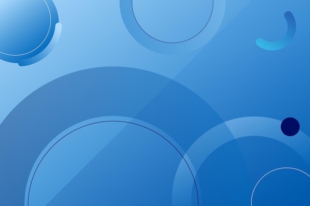 Blaues modernes grafisches Element mit geometrischen Formen im Stil einer dynamischen abstrakten Illustration mit Farbverlauf