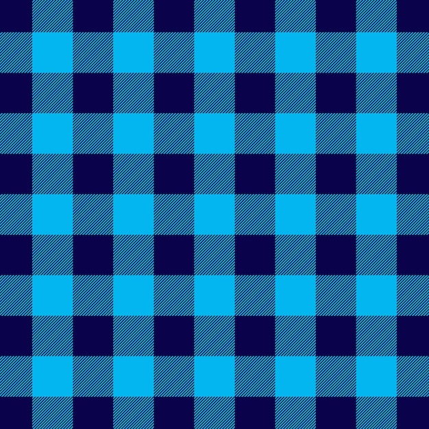 Blaues Tartan-Karomuster.