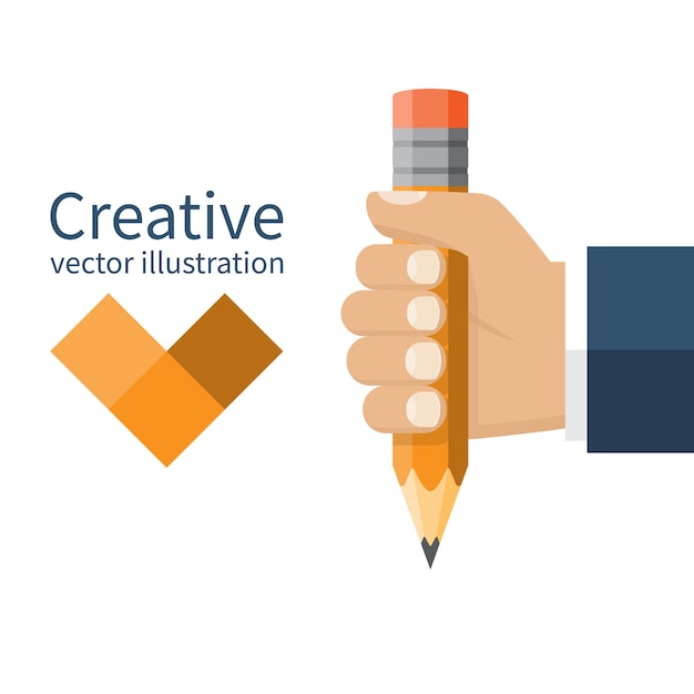 Bleistift der kreativen idee