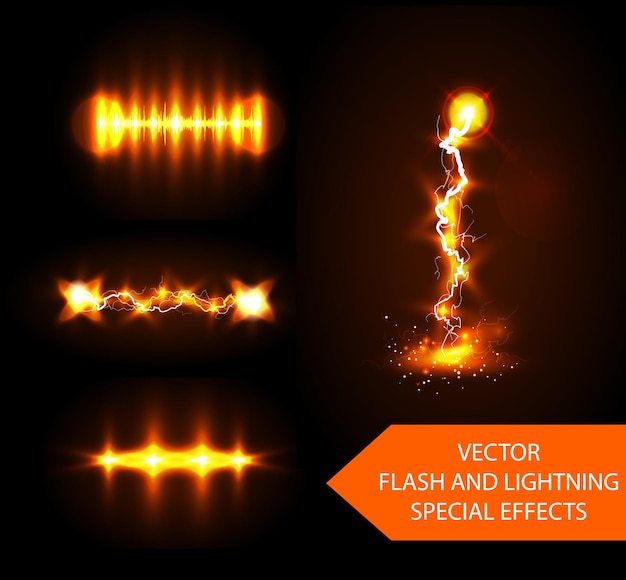 Blitz- und Gelbblitz-Spezialeffekte