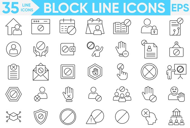 Block-Linie-Ikonen-Set-Schlüssel-Digital-Münzen-Knoten-Bank-Smart-Dezentralisierte-Finanz-Verschlüsselung-Token-Fehler-Ablehnung-Schließung-Abweisung und mehrVektor- und Illustrator-Set