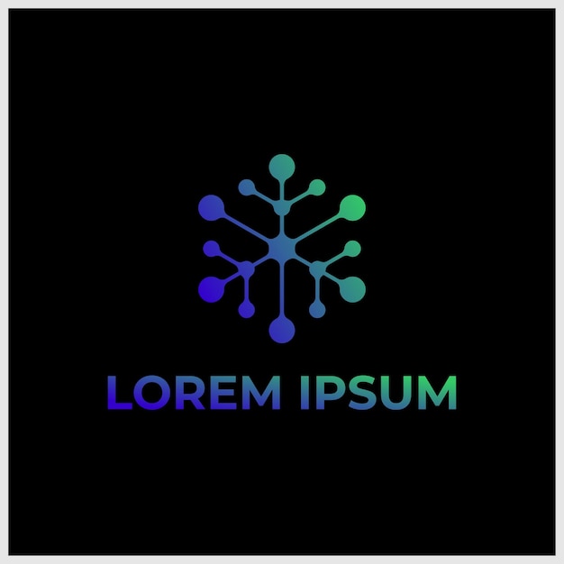 Blockchain-Logo, Technologie-Symbol, digitaler Vektor, modernes Symbol, Firmenlogo, Design-Inspiration