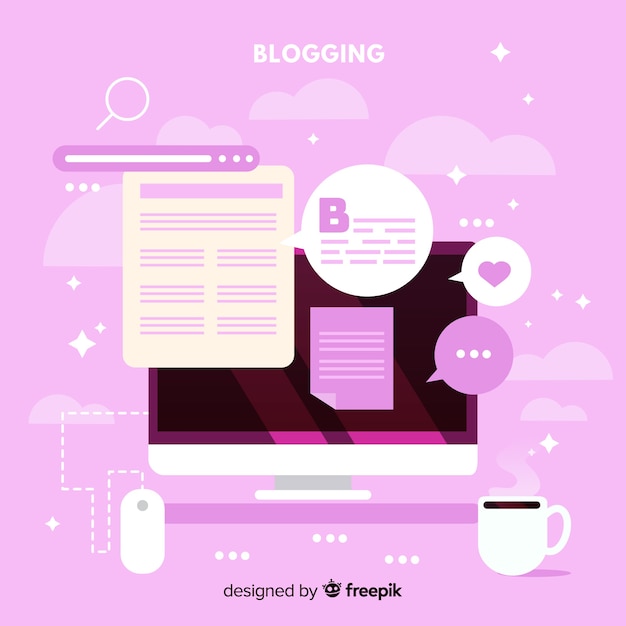 Blog sozialer influencer-hintergrund