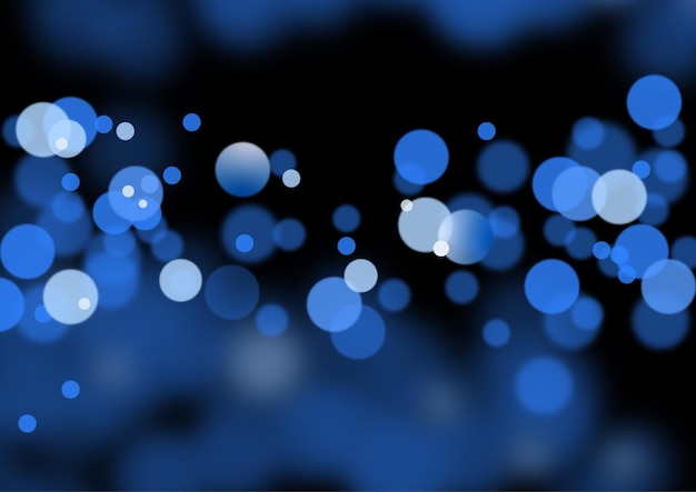 Vektor blue abstract hintergrund bokeh