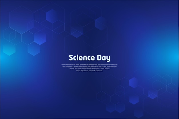Blue science day designhintergrund shinny designhintergrund für wissenschaft und technologie