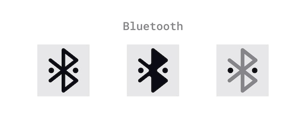 Bluetooth-Icons-Blatt