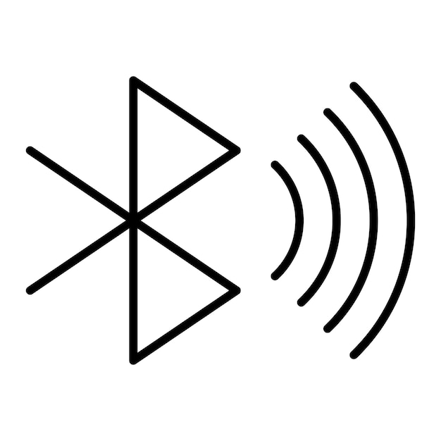 Vektor bluetooth-symbol