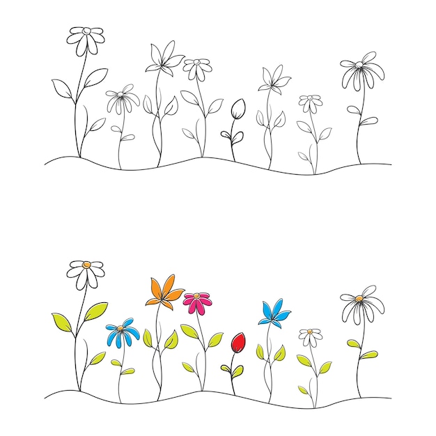 Blume Hintergrund Illustration