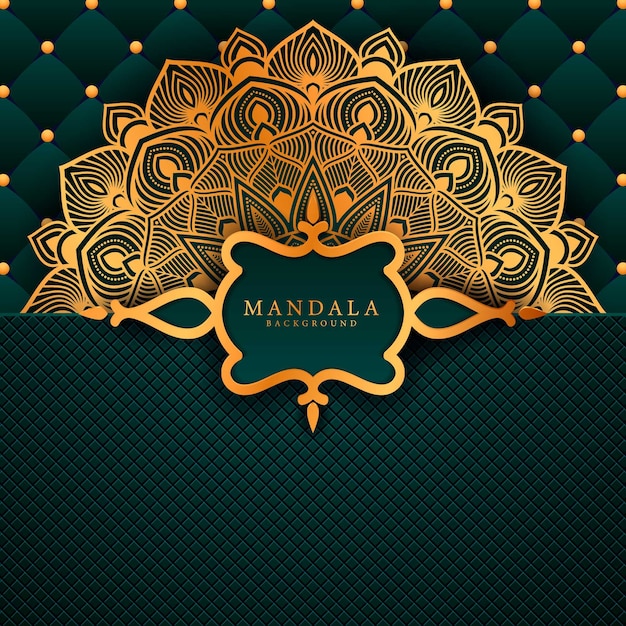 Blume luxus mandala hintergrund arabeske stil