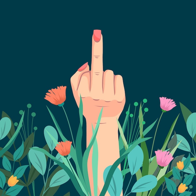 Blumen ficken Sie Symbol